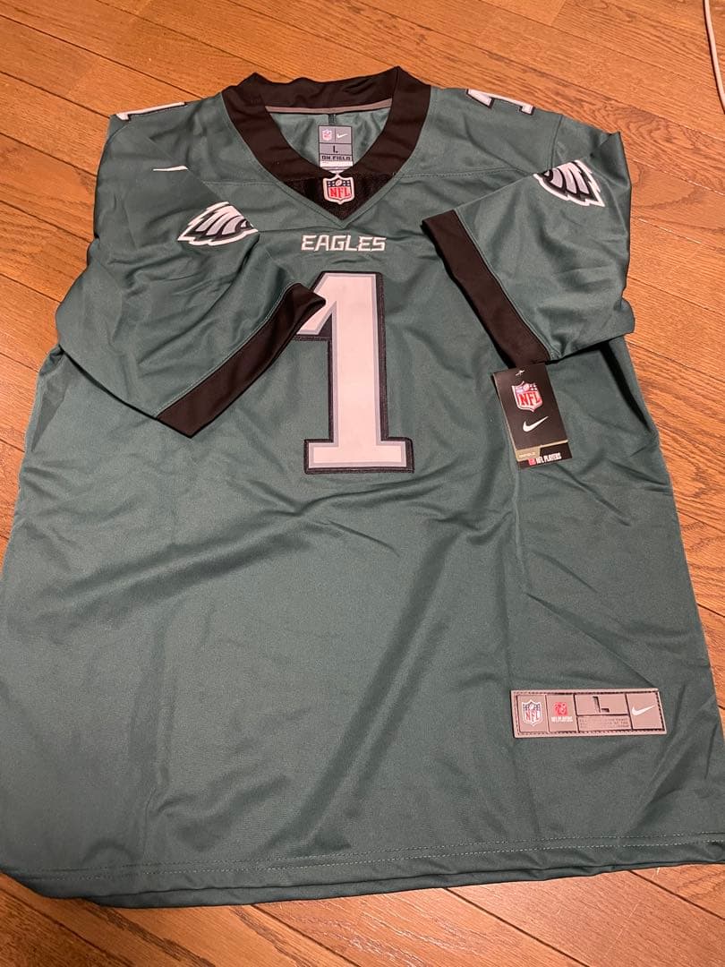 NFL フィラデルフィア　イーグルス　ジェイレン　ハーツ　ユニフォーム　Lサイズ