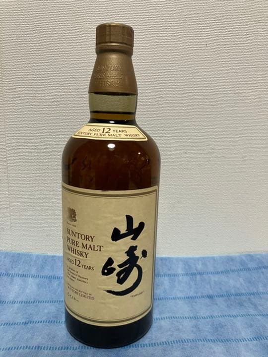 サントリー 山崎 ピュアモルトウイスキー 12年 750ml 木箱つき