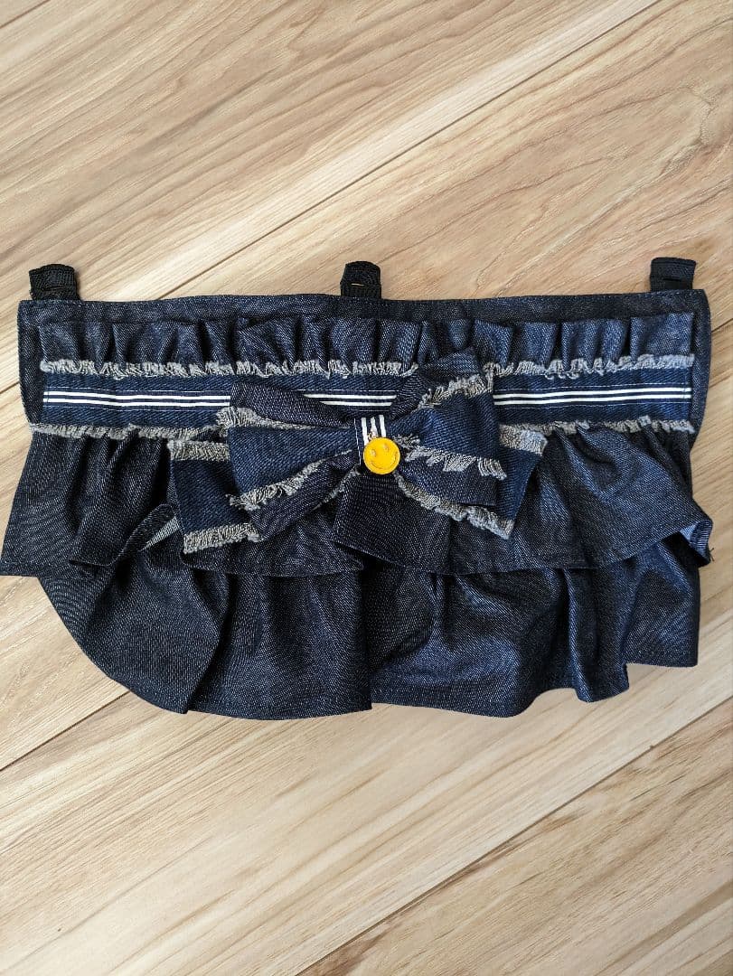 りかま　天使のカート　ルルドール　ハイウエストフリンジデニムミアキス　M