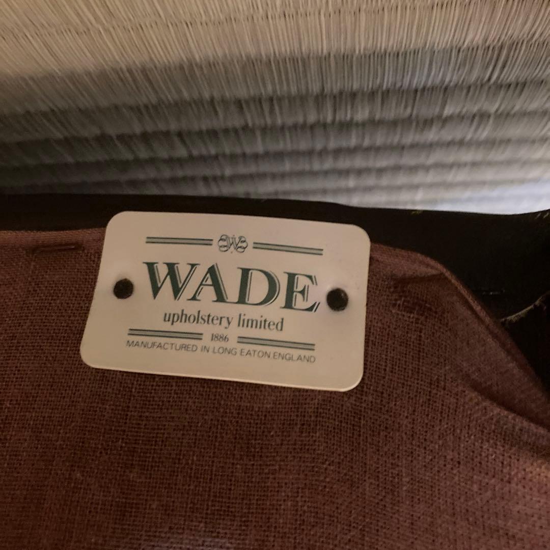 Wade社　英国アンティーク　チェスターフィールド様式　総革ボタンダウン