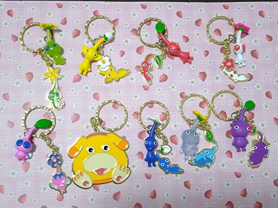 ピクミン　1番くじ　メタルチャーム　フルーツグミ　マスコット　セミコンプ