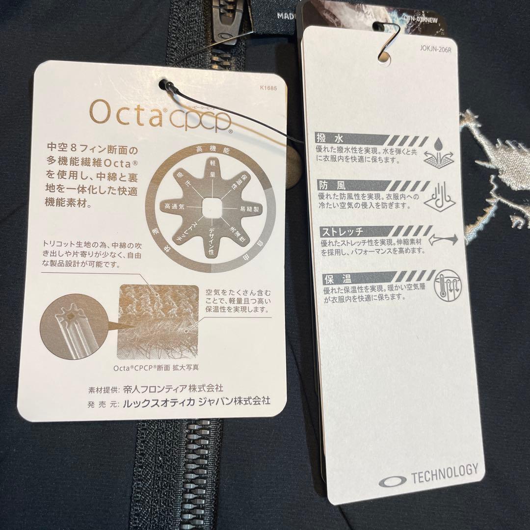 オークリー スカル　ゴルフウェア　ジャケット　ブルゾン　Mサイズ　ブラック