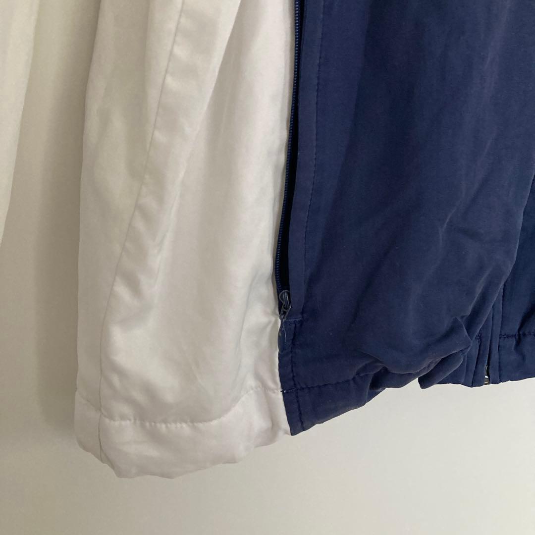激レア‼︎90s銀ダク白タグNIKEテニスロゴナイロンジャケットウインドブレーカー