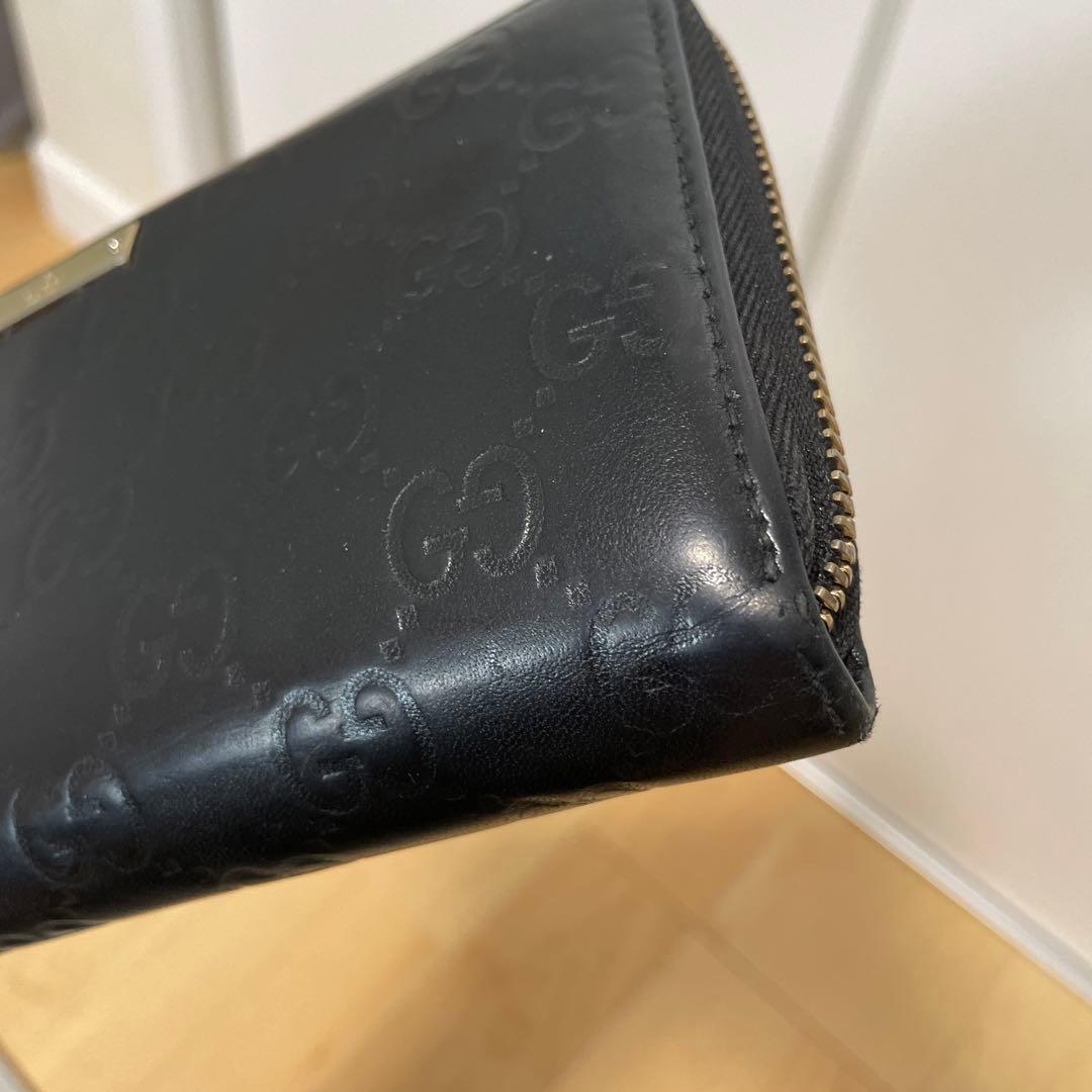 《値下げ交渉可》GUCCI グッチ 長財布 黒 ブラック