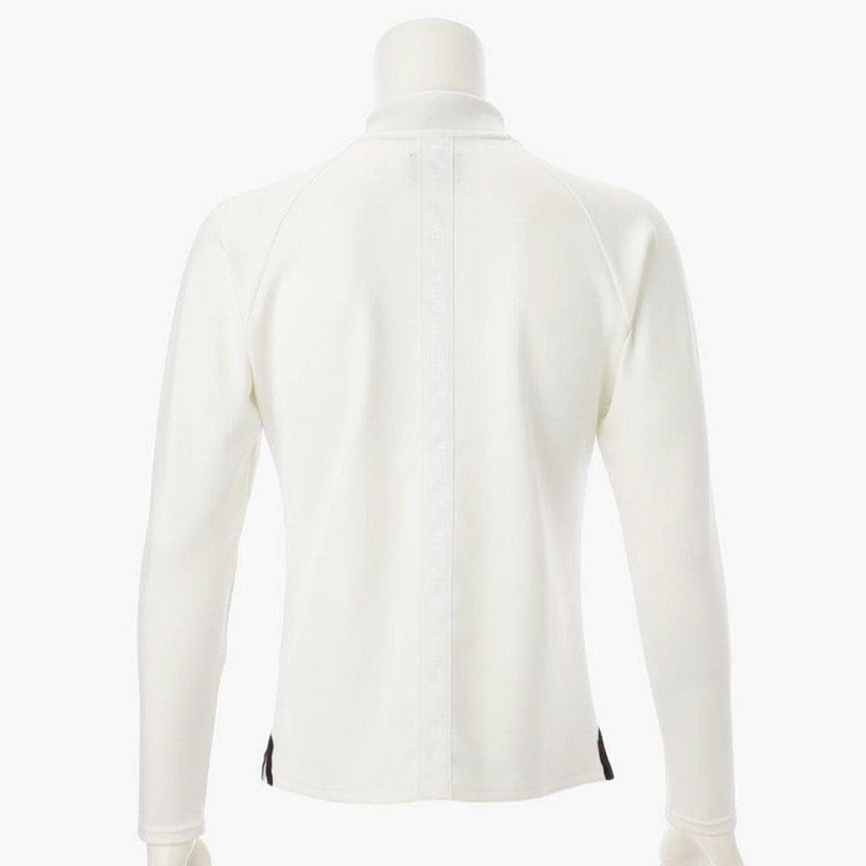 ⓁBRIEFING GOLF ブリーフィングゴルフ 背面ロゴハーフジップシャツ白