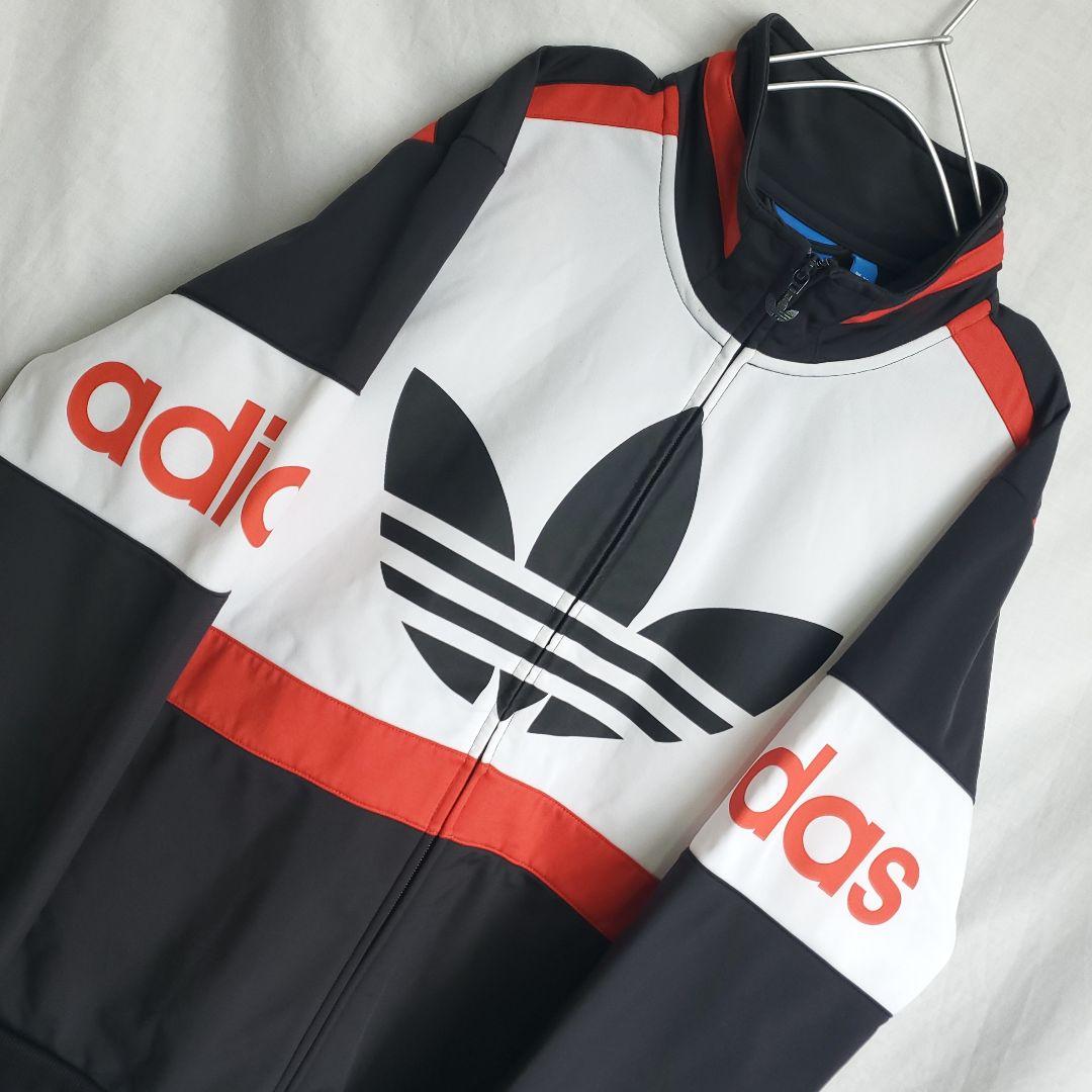 adidas アディダス NIGO ジャージ アニマル 動物クマ 王冠 黒赤