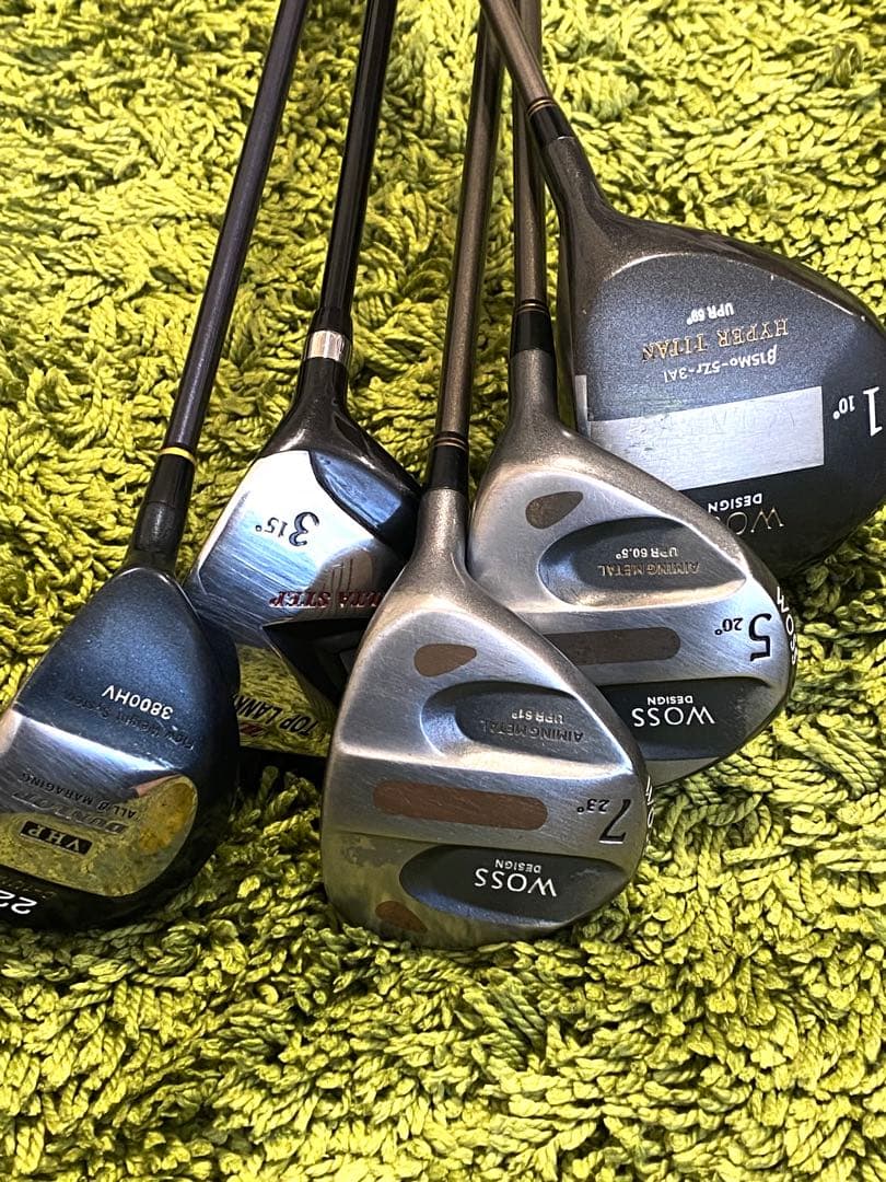 【初心者向け】ゴルフ フルセット メンズ キャディーバック付き14本