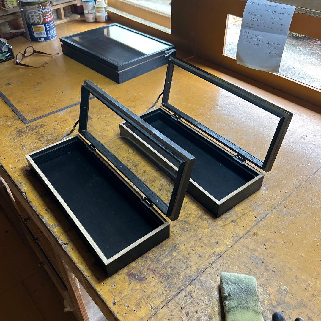 中型　小型　標本箱