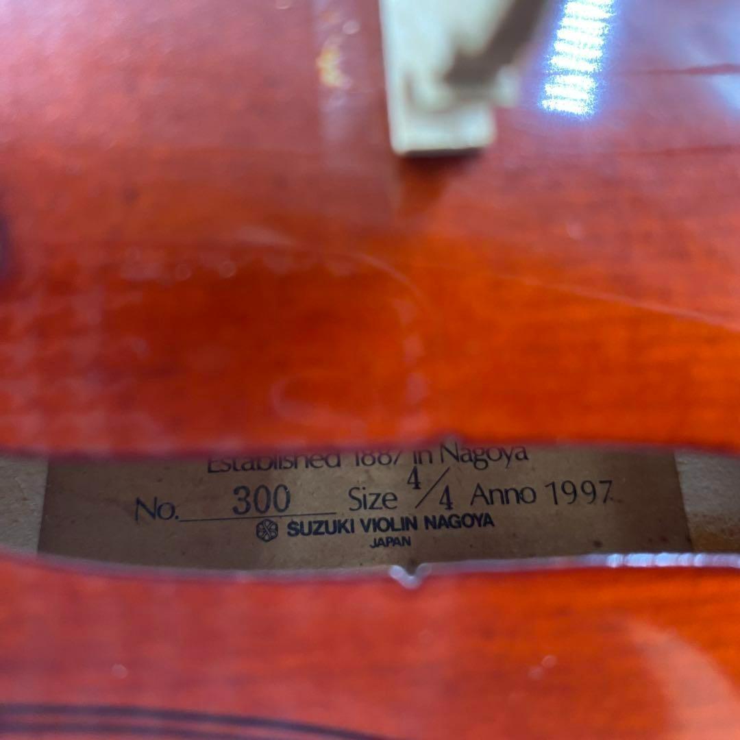 【弦・弓新品】スズキ No.300 4/4 バイオリン 1997年製