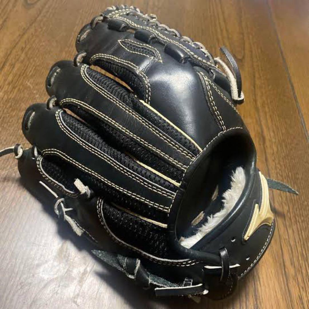 Mizuno ブラック 軟式グローブ