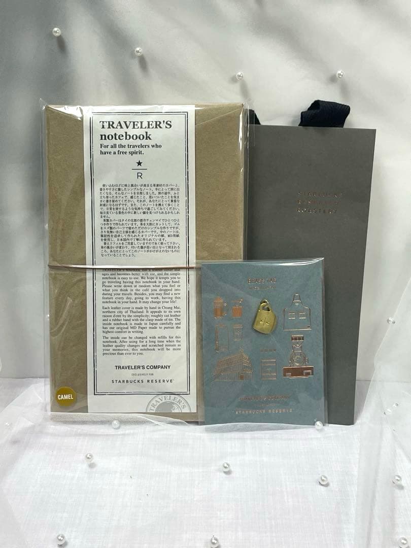 【新品未使用】トラベラーズノート レギュラーサイズ キャメル　マグタグ