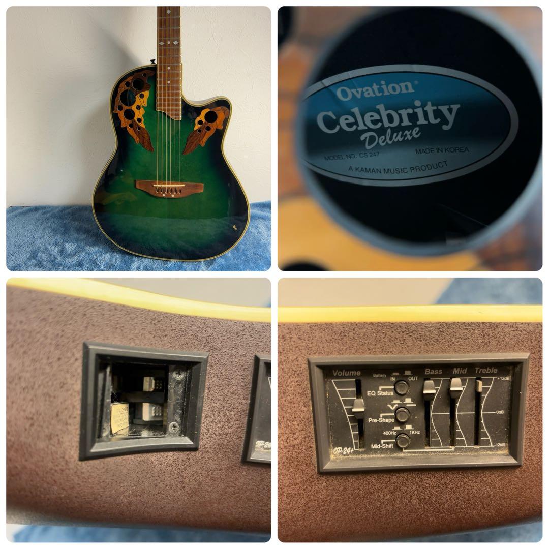 まなべにゃん Ovation Celebrity CS247 エレアコ