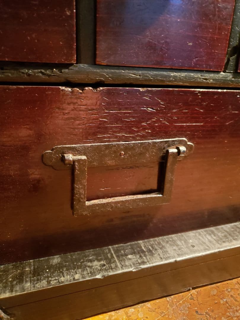 帳場箪笥　船箪笥　舟箪笥　江戸　幕末　船金庫　 時代箪笥　アンティーク　和骨董