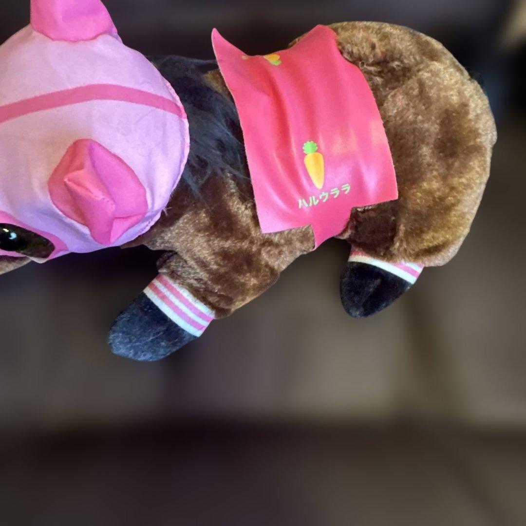 希少♡高知競馬　ハルウララ　ぬいぐるみ　まとめ売り　　ピンク/にんじん/ぞう