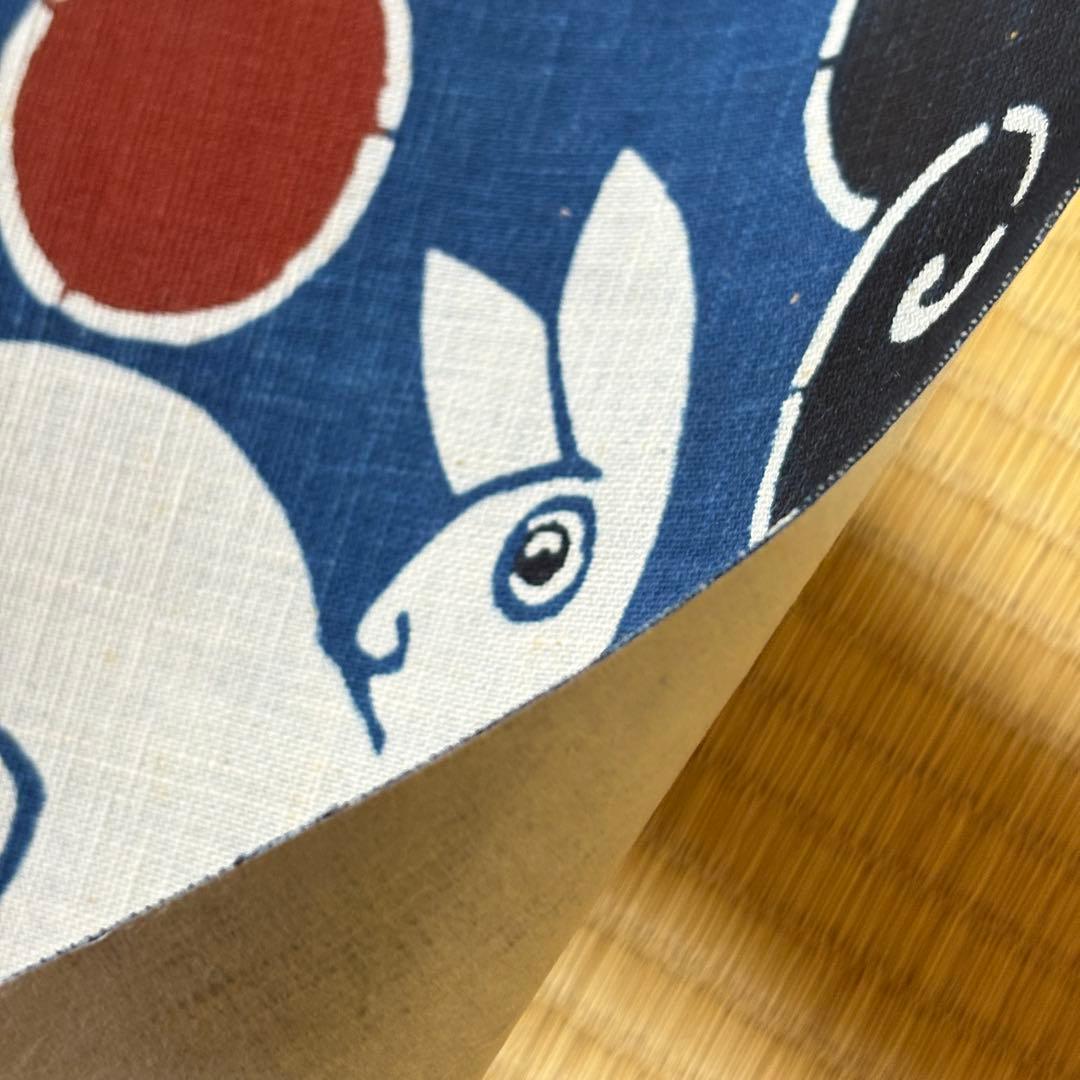 柚木沙弥郎　型染絵　うさぎ