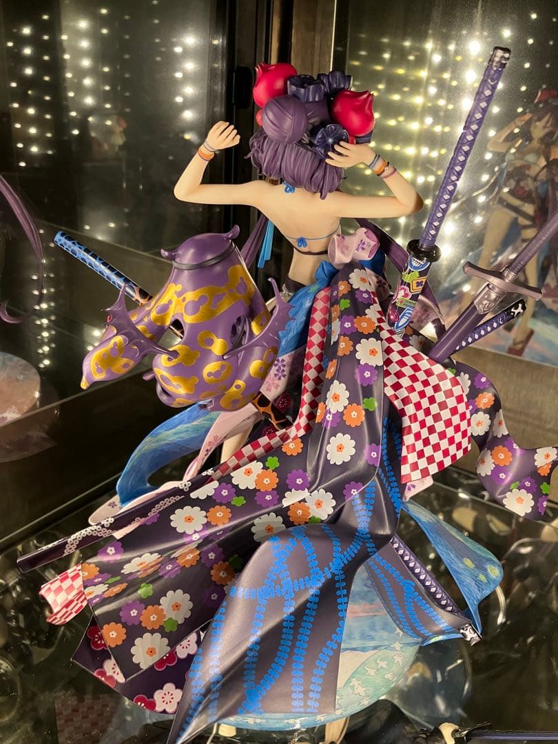 葛飾北斎　フィギュア　2点