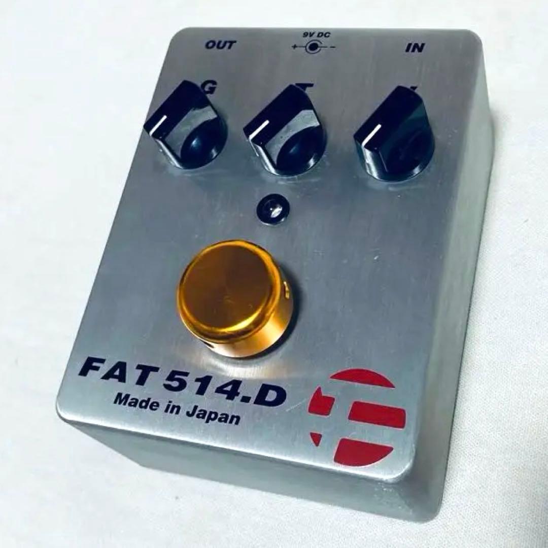 FAT 514.D 購入証明 本箱 取説付 松本孝弘B’z エフェクター 美品