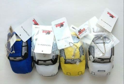 新品。数量限定。 頭文字Dマスコットチャーム 4個セット ぬいぐるみキーホルダー