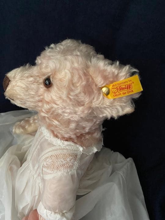 希少　シュタイフ　テディベア　アンティークのドレスつき　クリスマス　プレゼント