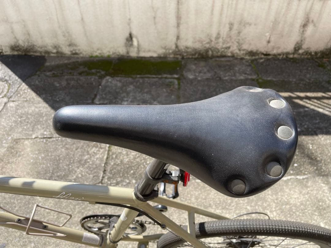 レア　maji 好きな方　どうぞ　ミニベロ ベージュ ディスクブレーキ