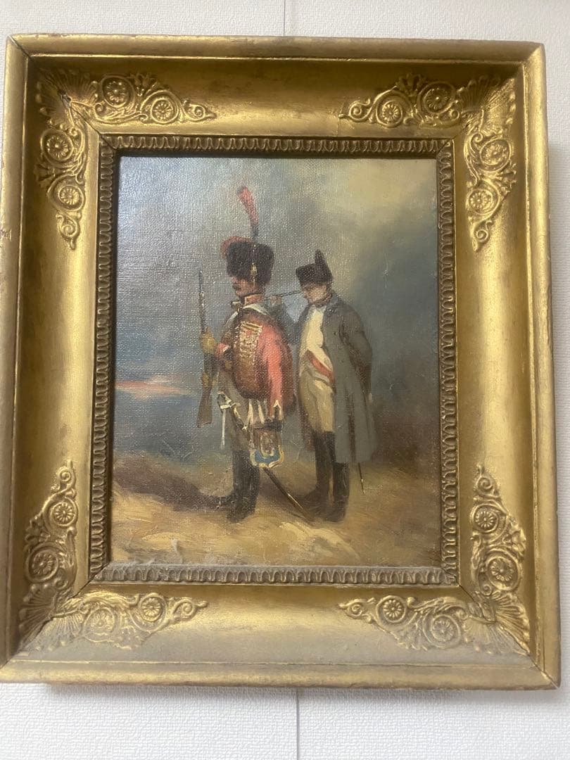 ナポレオン油彩画(1840年代当時の額)