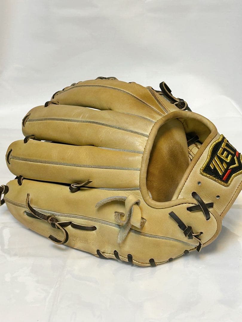 ★即使用可!! プロステ★ 型深め 軟式 内野用グローブ ZETT ベージュ