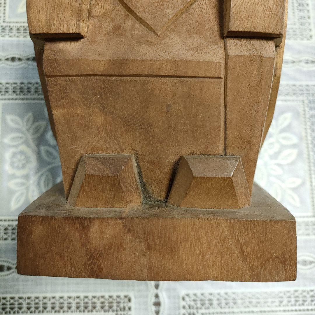 佐々木千秋　一刀彫木彫『大黒天』