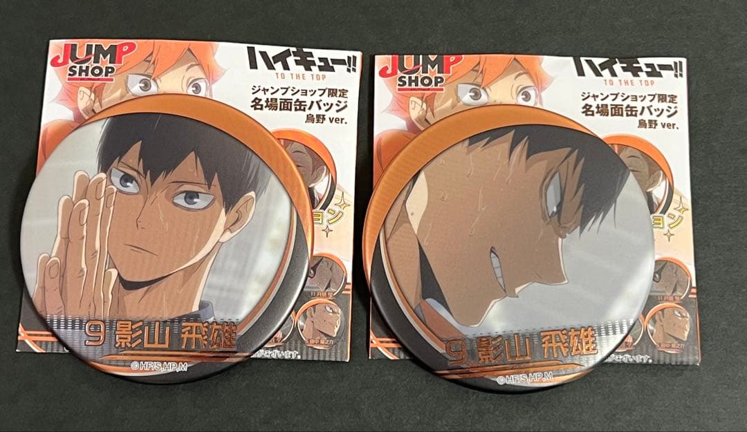 ハイキュー 名場面缶バッジ 烏野高校 日向 影山 菅原 月島 12種コンプリート