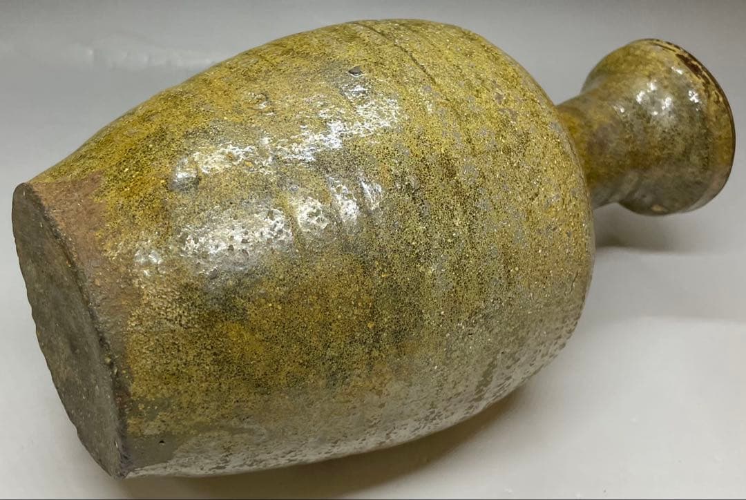 高麗青磁　花入　花瓶　花器　L443