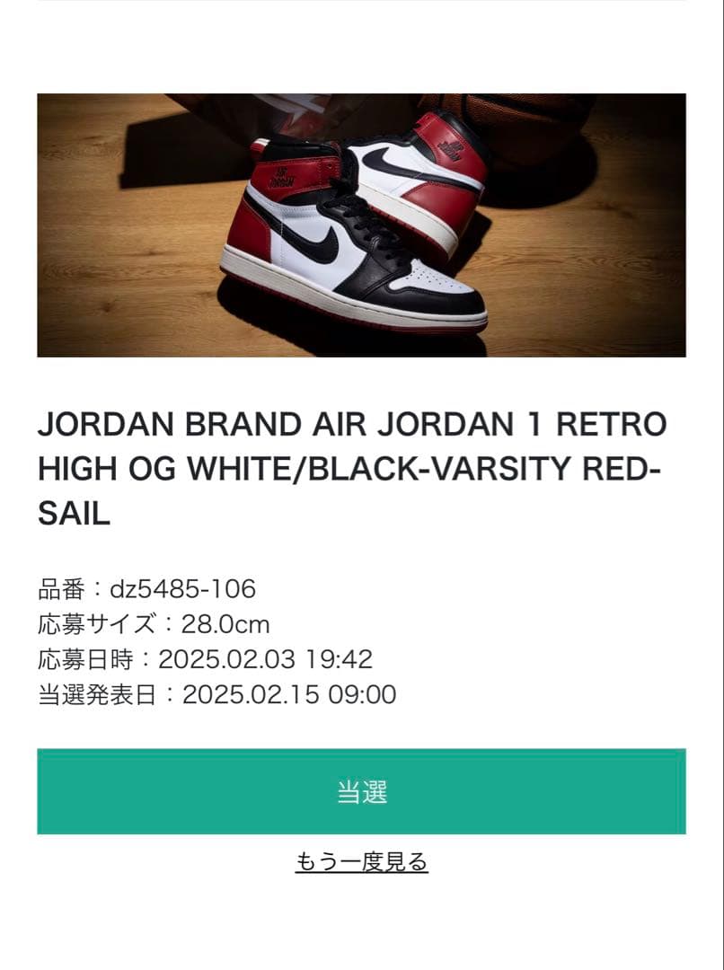 シューズ(男性用) Nike Air Jordan 1 Retro High OG 28.0cm
