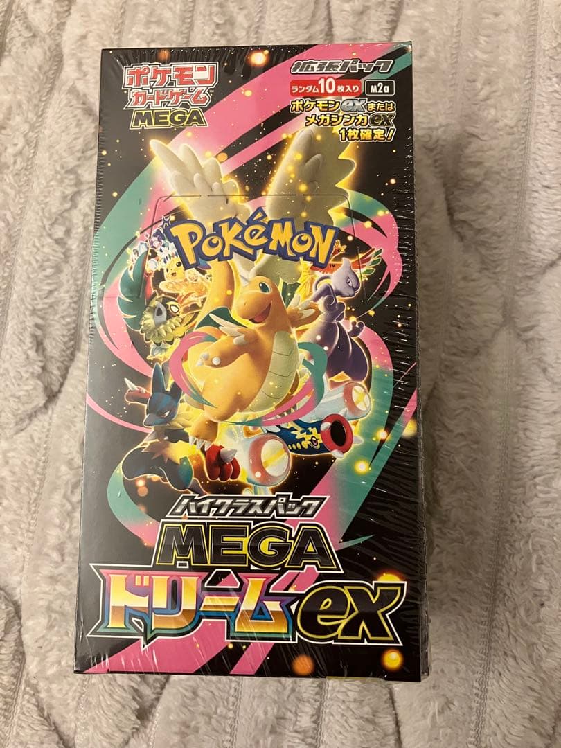 ポケモンカードゲーム MEGAドリームex シュリンク付き　新品未開封