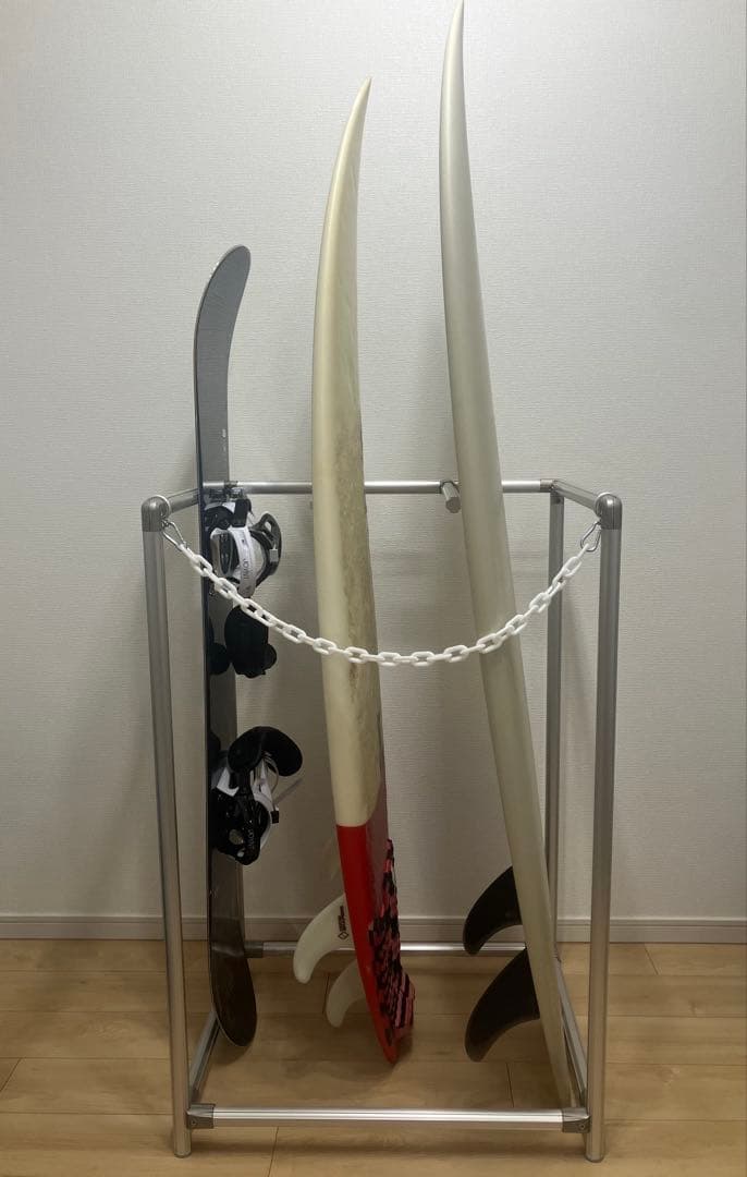 サーフボード/スノーボード　スタンド アルミ製 3本収納可能