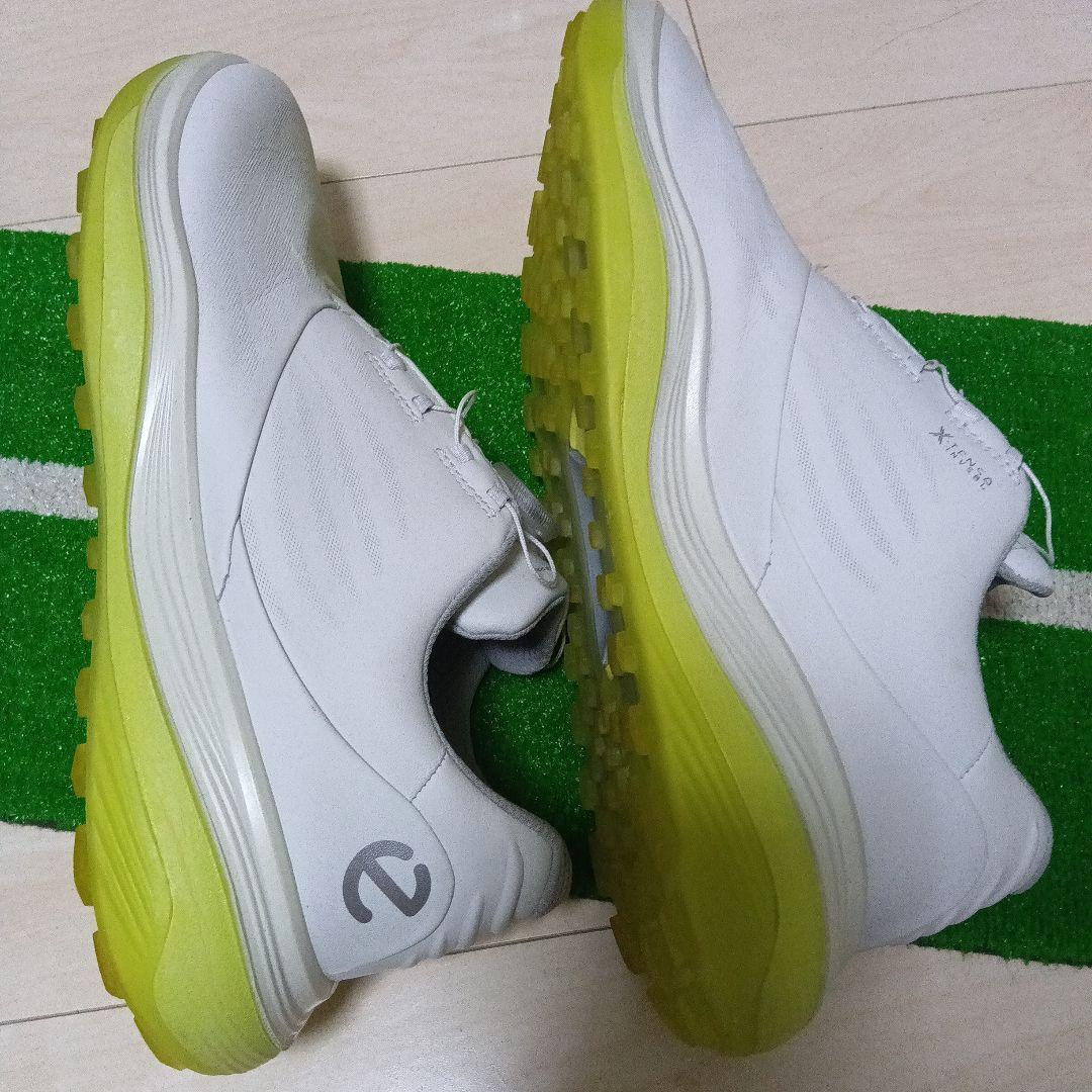 ecco Golf　美品　LT1 BOA　ゴルフシューズ　ホワイトライム　43
