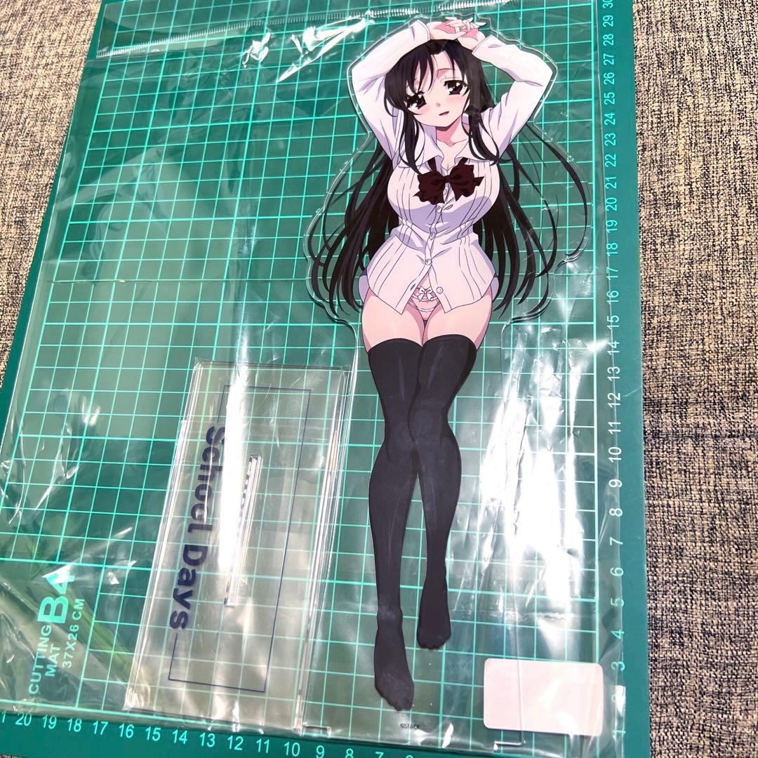 SchoolDays 桂言葉　抽選会　非売品　特大アクリルスタンド