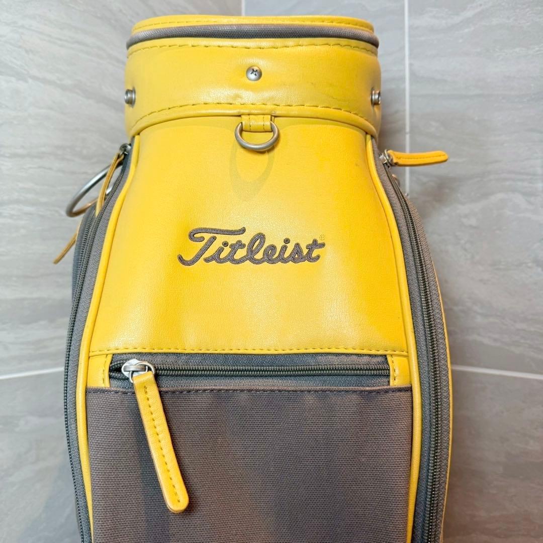 タイトリスト　帆布生地　キャディバッグ