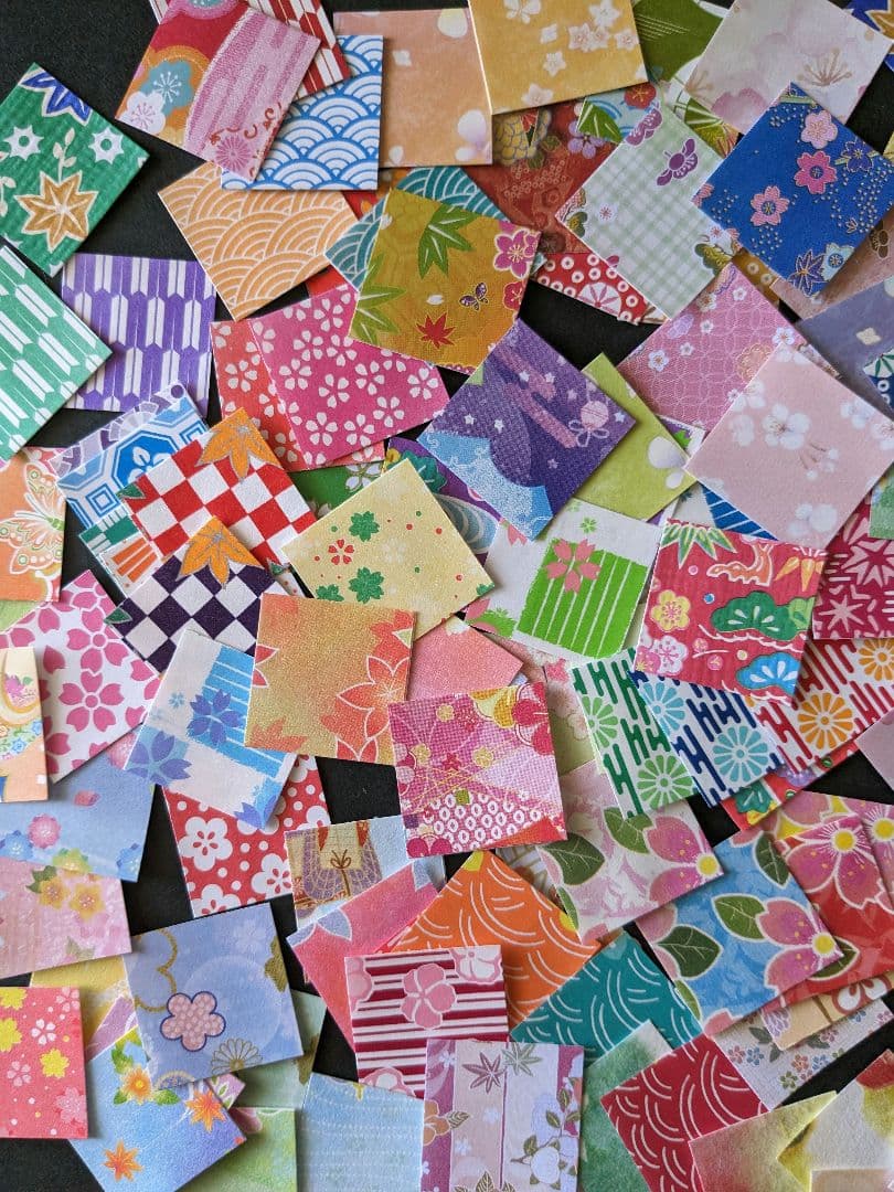 【ryo様確認用】No.4 和柄フレークシール 2cm角(小) 140枚