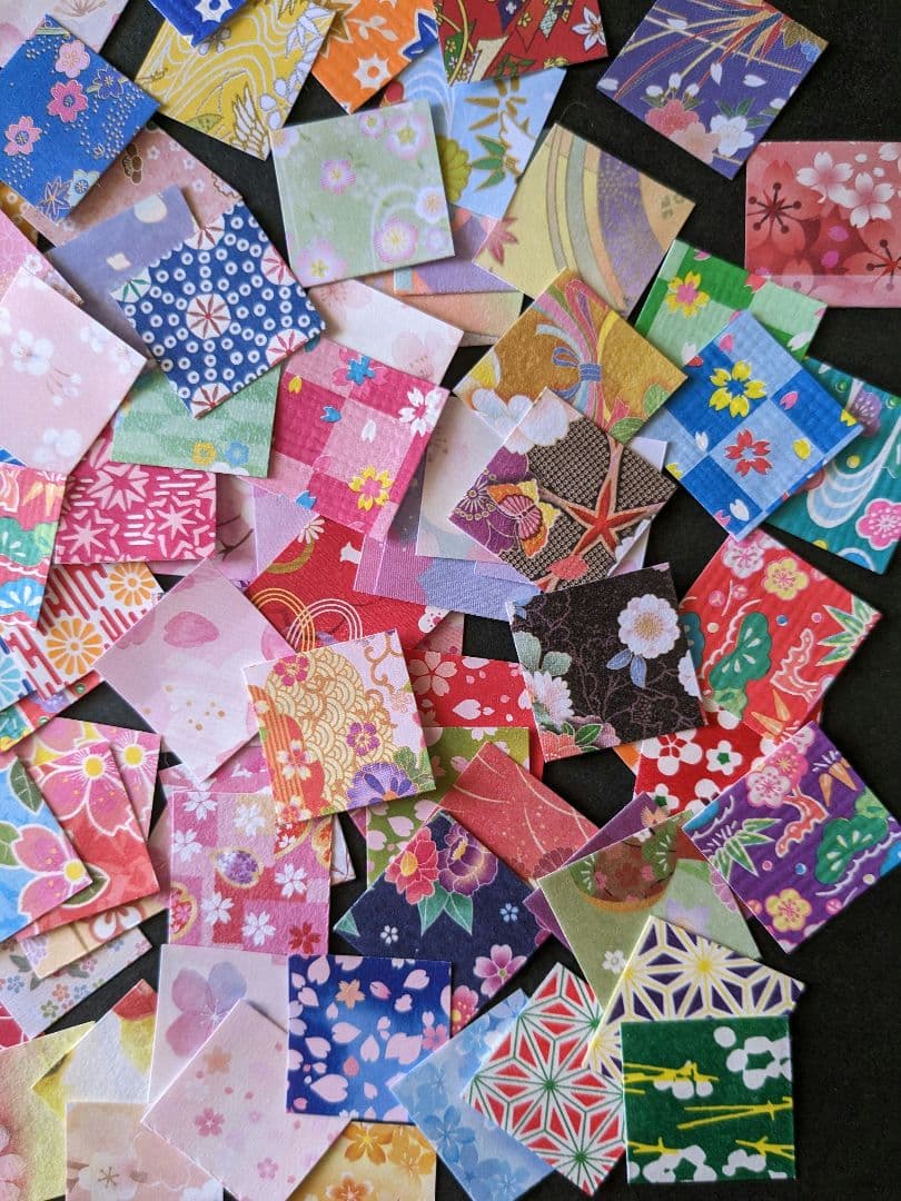 【ryo様確認用】No.4 和柄フレークシール 2cm角(小) 140枚