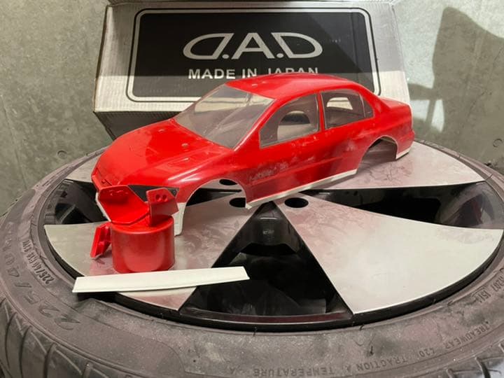 タミヤ 三菱 ランサー エボリューション Ⅶ 1/10 ラジコン ボディ 依頼