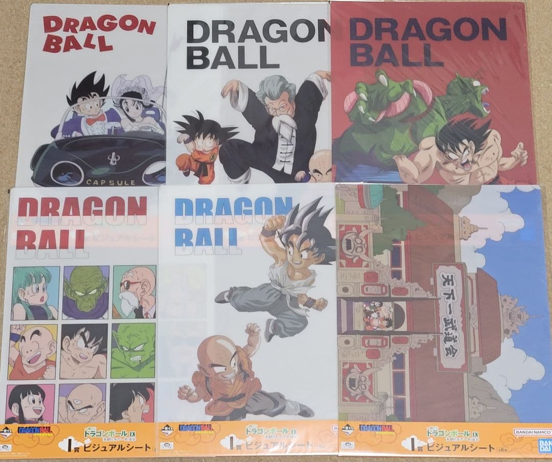 ドラゴンボール 一番くじ I賞 H賞 ビジュアルボード ビジュアルシート 36枚
