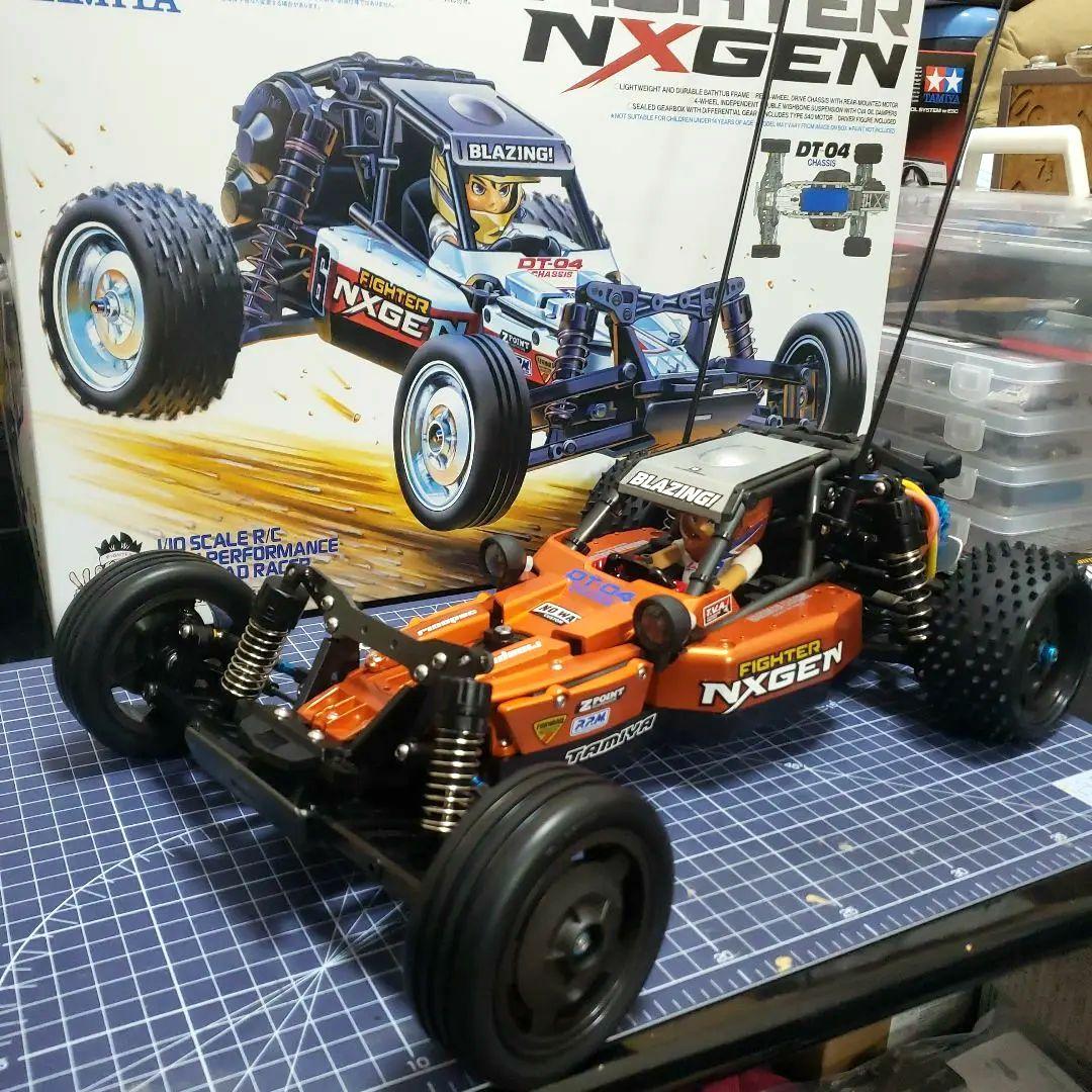 タミヤ 2025 DT04 ファイターネクスジェン カスタム ブラシレスセット