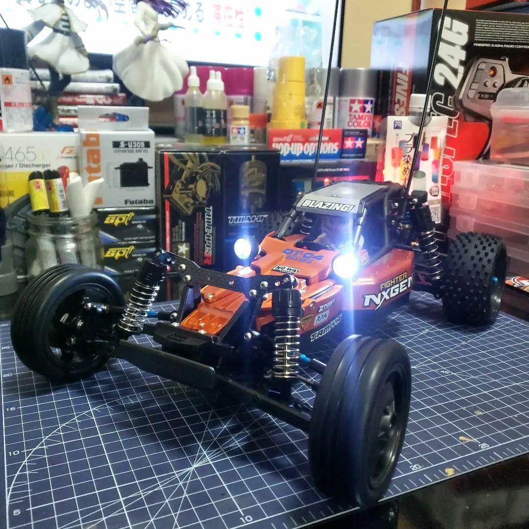 タミヤ 2025 DT04 ファイターネクスジェン カスタム ブラシレスセット