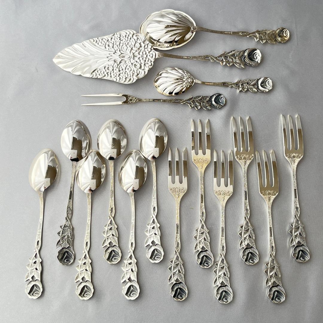 【ANTIKO】 ヒルデスハイムローズ　デザートセット 16本　薔薇 ローズ