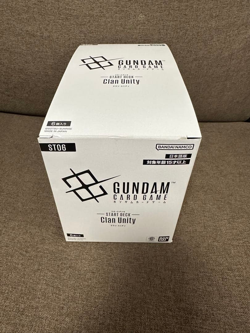 【新品未開封】ガンダムカードゲーム ST06 クランユニティ　6箱入り