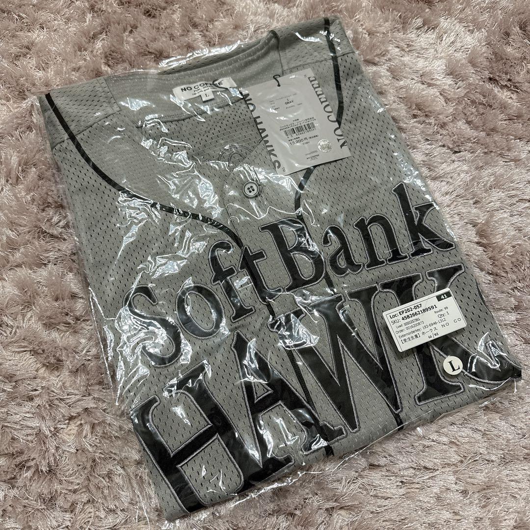 ソフトバンクホークス NOCOFFEE コラボ レプリカユニフォーム Lサイズ