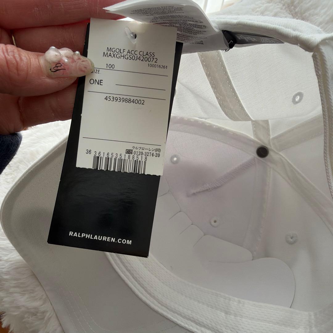 Ralph Lauren RLX ホワイトキャップ