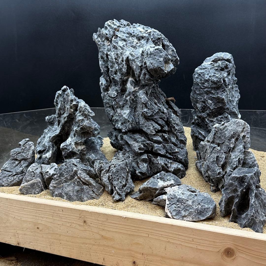 MSS-7020 青龍石13キロセット 酸処理済み龍王石　竜王石　アクアリウム