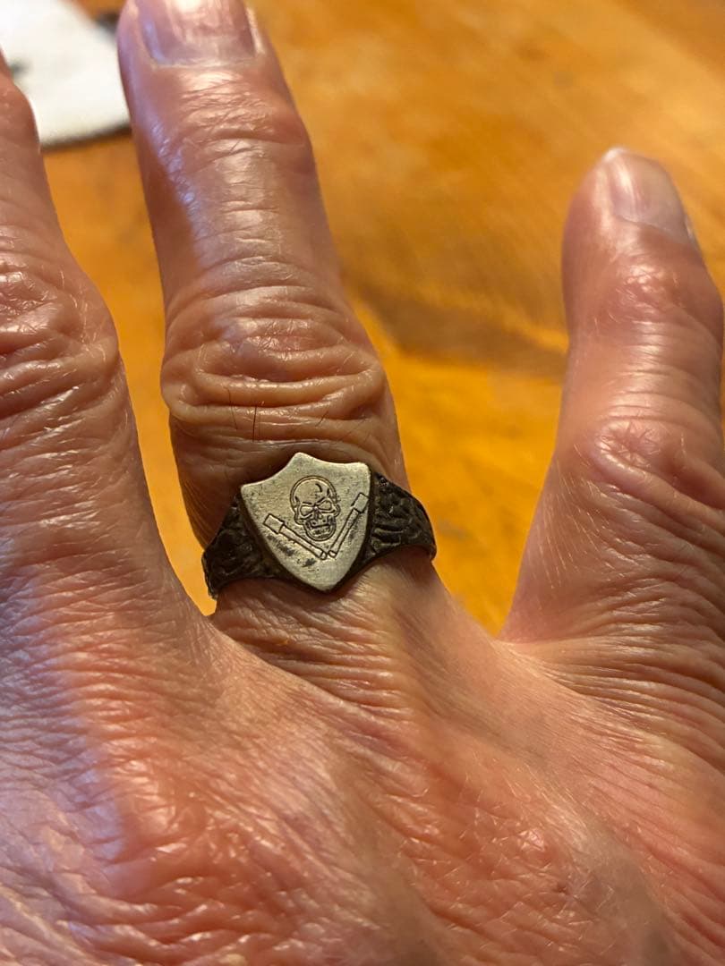 ビンテージ　スカル　髑髏　骸骨　リング　ネイバーフッド　メキシカンリング　レトロ