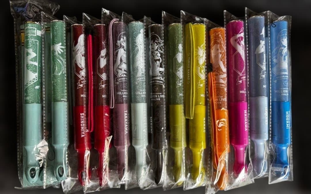 【全種セット】アイドルマスターミリオンライブ 4th 公式ペンライト まとめ売り