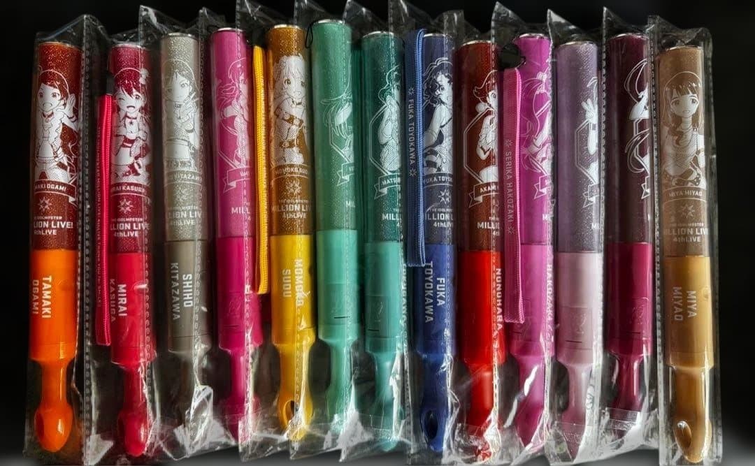 【全種セット】アイドルマスターミリオンライブ 4th 公式ペンライト まとめ売り