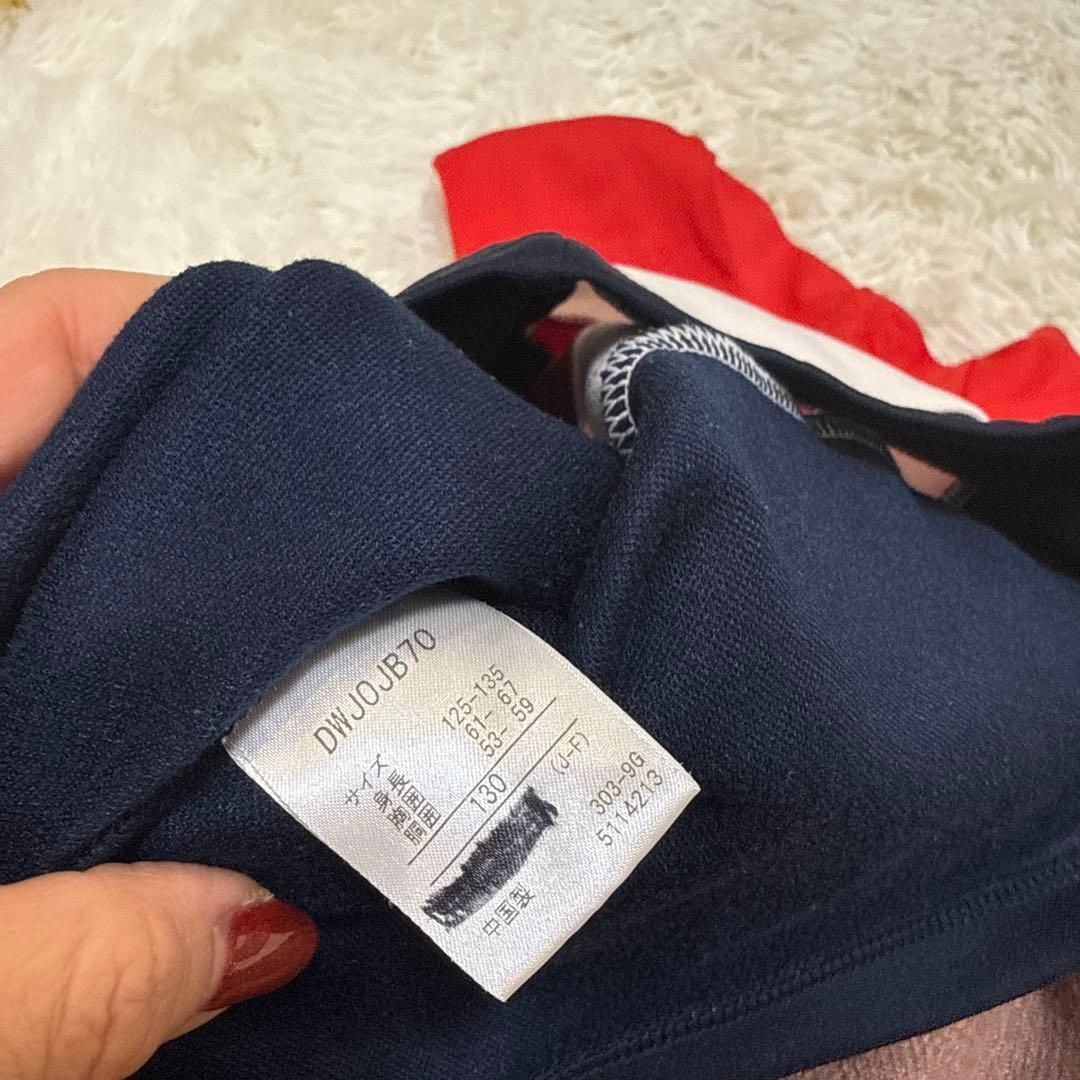 DESCENTE スキーウェア上下、インナー2枚、グローブセット 130サイズ